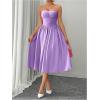 imageSOLY HUX Womens Sleeveless Midi Corset Dress Flared A Line Flowy Party Cami DressesPure Mauve Purple