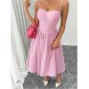 imageSOLY HUX Womens Sleeveless Midi Corset Dress Flared A Line Flowy Party Cami DressesPure Pink