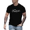 imageSOLY HUX Mens Casual Graphic TShirts Round Neck Short Sleeve Summer Tee TopsBlack Graphic
