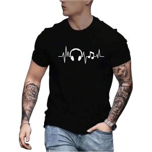imageSOLY HUX Mens Casual Graphic TShirts Round Neck Short Sleeve Summer Tee TopsBlack Graphic