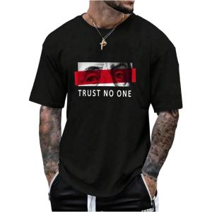 imageSOLY HUX Mens Short Sleeve Shirts Novelty Graphic Tee Shirt Summer Casual Tee TopsBlack Graphic