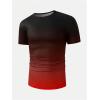 imageSOLY HUX Mens Gradient T Shirt Short Sleeve Round Neck Tee Summer TopsMulticolor Ombre