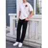 imageSOLY HUX Mens Rose Print Graphic Tees Oversized T Shirt Summer Tops CasualWhite Graphic