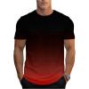 imageSOLY HUX Mens Gradient T Shirt Short Sleeve Round Neck Tee Summer TopsMulticolor Ombre