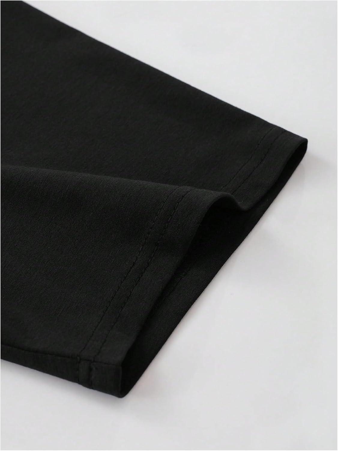 imageSOLY HUX Mens Oversized Graphic Tees Crew Neck Short Sleeve Vintage Streetwear T Shirt TopsBlack Graphic Printed