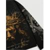 imageSOLY HUX Mens Goth Graphic Tees Grunge Jesus Long Sleeve Shirts Crew Neck Hip Hop Tops StreetwearBlack Graphic