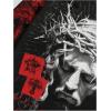 imageSOLY HUX Mens Goth Graphic Tees Grunge Jesus Long Sleeve Shirts Crew Neck Hip Hop Tops StreetwearBlack Red Graphic