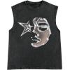 imageSOLY HUX Mens Graphic Tank Top Sleeveless Loose Shirt Vintage Streetwear Casual Tee TopsBlack Graphic