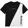 imageSOLY HUX Mens Graphic Tee Tops Vintage Letter Print Short Sleeve Crewneck Casual Summer T ShirtsBlack and White