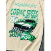 imageSOLY HUX Mens Graphic Tee Tops Vintage Letter Print Short Sleeve Crewneck Casual Summer T ShirtsKhaki and Green