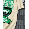 imageSOLY HUX Mens Graphic Tee Tops Vintage Letter Print Short Sleeve Crewneck Casual Summer T ShirtsKhaki and Green