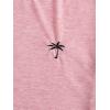 imageSOLY HUX Mens Graphic Tee Tops Vintage Letter Print Short Sleeve Crewneck Casual Summer T ShirtsPink Tropical