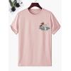 imageSOLY HUX Mens Graphic Tees Short Sleeve Crew Neck Letter Print Summer T Shirt TopsPink Graphic