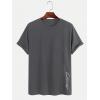 imageSOLY HUX Mens Letter Graphic Tees T Shirts Round Neck Short Sleeve Summer TopsGrey Letter Print