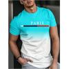 imageSOLY HUX Mens Short Sleeve Crew Neck Cool T Shirts Ombre Tops Graphic Tees Summer OutfitBlue White Multi