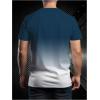 imageSOLY HUX Mens Short Sleeve Crew Neck Cool T Shirts Ombre Tops Graphic Tees Summer OutfitDark Blue Multi