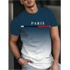 imageSOLY HUX Mens Short Sleeve Crew Neck Cool T Shirts Ombre Tops Graphic Tees Summer OutfitDark Blue Multi