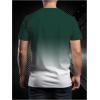 imageSOLY HUX Mens Short Sleeve Crew Neck Cool T Shirts Ombre Tops Graphic Tees Summer OutfitGreen White