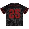 imageSOLY HUX Mens Summer Jersey Shirts Short Sleeve V Neck Graphic Tees Sports Baggy TShirt TopsBlack Red Graphic