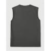 imageSOLY HUX Mens Vintage Graphic Tank Tops Crew Neck Sleeveless Cut Off Shirts StreetwearDark Grey