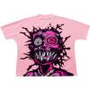 imageSOLY HUX Mens Graphic Tee Shirt Y2k Novelty Printed Short Sleeve Crew Neck Tops StreetwearPink Graphic
