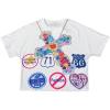 imageSOLY HUX Mens Graphic Tees Short Sleeve Y2k Letter Print T Shirt Streetwear Loose Summer TopsWhite Graphic