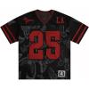 imageSOLY HUX Mens Summer Jersey Shirts Short Sleeve V Neck Graphic Tees Sports Baggy TShirt TopsBlack Red Graphic