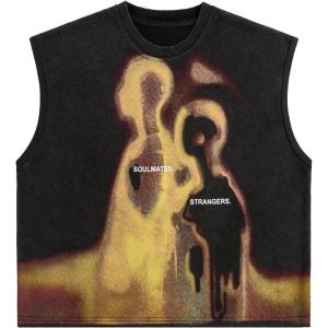 imageSOLY HUX Mens Graphic Tank Top Oversized Crew Neck Sleeveless Loose Fit Vintage Summer Tops ShirtsVivid Yellow Figure