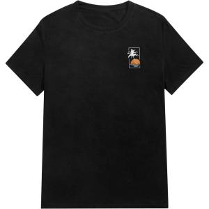 imageSOLY HUX Mens Graphic Tee Tops Vintage Letter Print Short Sleeve Crewneck Casual Summer T ShirtsBlack Tropical