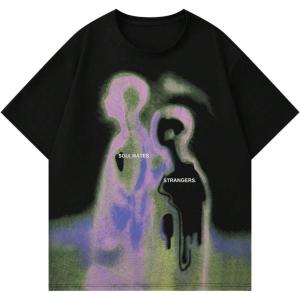 imageSOLY HUX Mens Oversized Graphic Tees Crew Neck Short Sleeve Vintage Streetwear T Shirt TopsBlack Graphic Figure