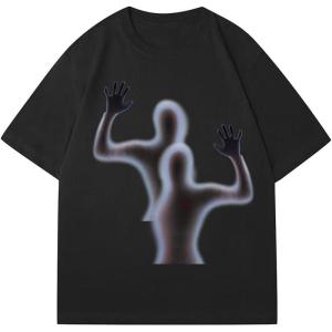 imageSOLY HUX Mens Oversized Graphic Tees Crew Neck Short Sleeve Vintage Streetwear T Shirt TopsBlack Graphic Print