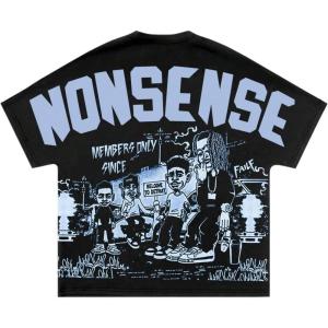 imageSOLY HUX Mens TShirt Y2K Graphic Tees Short Sleeve Punk Summer Loose Top StreetwearBlack Blue Graphic