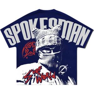 imageSOLY HUX Mens TShirt Y2K Graphic Tees Short Sleeve Punk Summer Loose Top StreetwearBlue Graphic