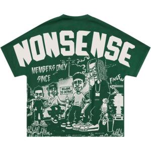 imageSOLY HUX Mens TShirt Y2K Graphic Tees Short Sleeve Punk Summer Loose Top StreetwearGreen Graphic