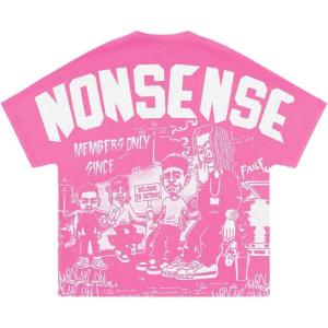 imageSOLY HUX Mens TShirt Y2K Graphic Tees Short Sleeve Punk Summer Loose Top StreetwearPink Graphic