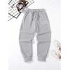 imageSOLY HUX Boys Letter Graphic Sweatpants Elastic Waist Workout Casual Joggers Pants with PocketsGrey Letter