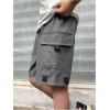 imageSOLY HUX Boys Summer Cargo Shorts Straight Leg Outdoor Bermuda Shorts with PocketPlain Grey