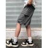 imageSOLY HUX Boys Summer Cargo Shorts Straight Leg Outdoor Bermuda Shorts with PocketPlain Grey