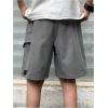 imageSOLY HUX Boys Summer Cargo Shorts Straight Leg Outdoor Bermuda Shorts with PocketPlain Grey