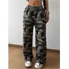 imageSOLY HUX Girls Camo Sweatpants Elastic Waist Baggy Wide Leg Casual Pants StreetwearMulti Camo