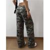 imageSOLY HUX Girls Camo Sweatpants Elastic Waist Baggy Wide Leg Casual Pants StreetwearMulti Camo