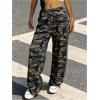 imageSOLY HUX Girls Camo Sweatpants Elastic Waist Baggy Wide Leg Casual Pants StreetwearMulti Camo