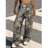 imageSOLY HUX Girls Camo Sweatpants Elastic Waist Baggy Wide Leg Casual Pants StreetwearMulticolor Camo