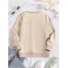 imageSOLY HUX Girls Cute Cartoon Graphic Sweatshirt Crewneck Long Sleeve Pullover TopsKhaki Cartoon
