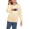 imageSOLY HUX Girls Cute Graphic Crew Neck Sweatshirt Long Sleeve Pullover Tops T ShirtApricot Graphic