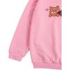 imageSOLY HUX Girls Cute Graphic Crew Neck Sweatshirt Long Sleeve Pullover Tops T ShirtPink Cat