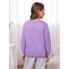 imageSOLY HUX Girls Cute Graphic Crew Neck Sweatshirt Long Sleeve Pullover Tops T ShirtPurple Cat