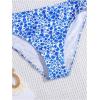 imageSOLY HUX Girls Floral Print Bikini Set V Neck Spaghetti Strap Bathing Suit Two Piece SwimsuitBlue Floral