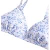 imageSOLY HUX Girls Floral Print Bikini Set V Neck Spaghetti Strap Bathing Suit Two Piece SwimsuitLight Blue Floral