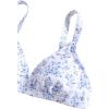 imageSOLY HUX Girls Floral Print Bikini Set V Neck Spaghetti Strap Bathing Suit Two Piece SwimsuitLight Blue Floral